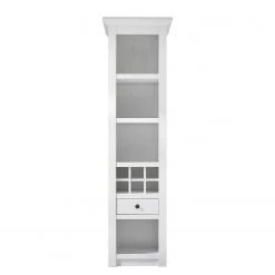 Maison Belfort Wohnwand Geestland I (4-teilig) - Pinie Weiß Dekor -Wohnzimmermöbel boutique en ligne regal geestland i pinie weiss dekor 4535436 1