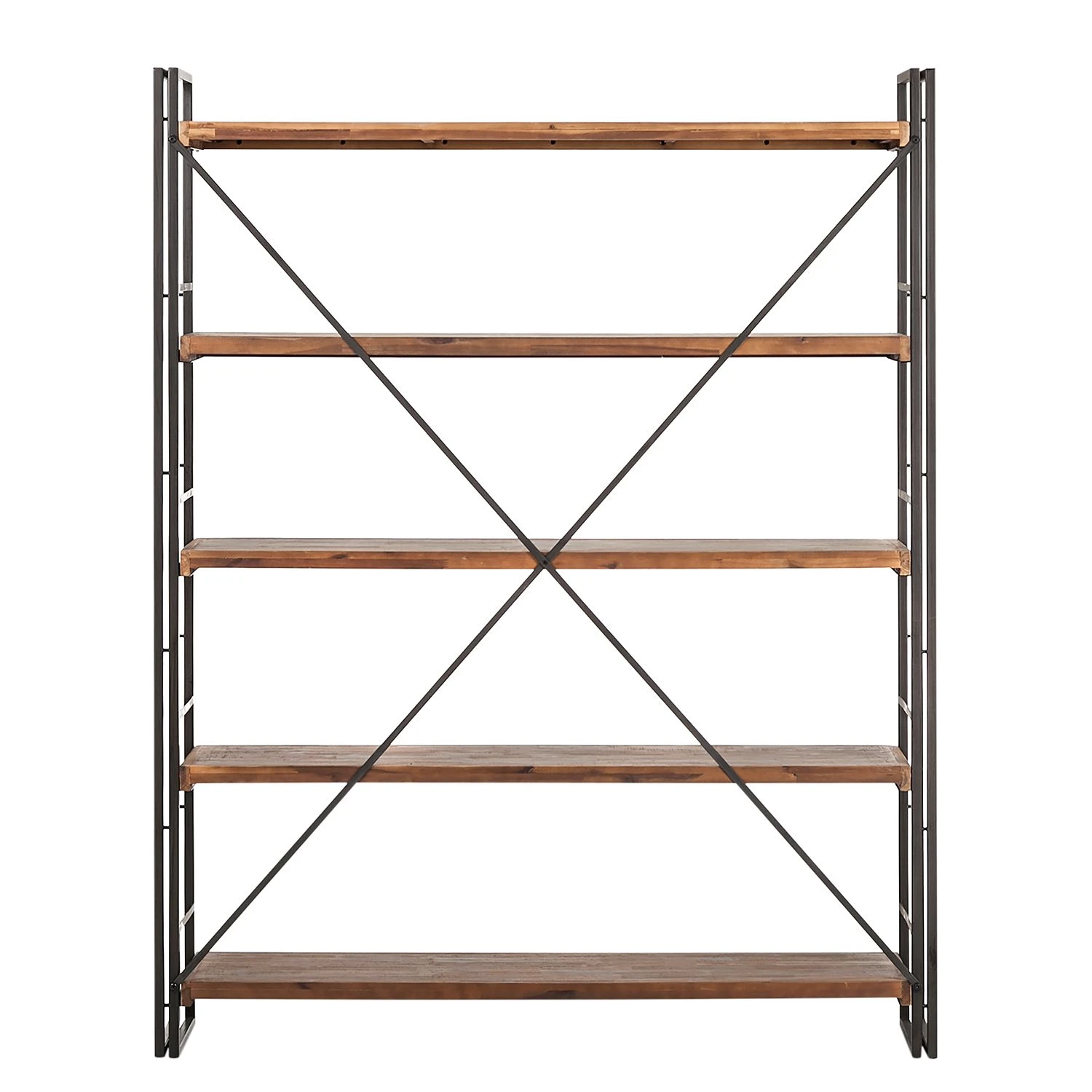 Ars manufacti Regal Manchester II - Akazie massiv / Metall - Akazie / Anthrazit 6 Ars manufacti Regal Manchester II - Akazie massiv / Metall - Akazie / Anthrazit – Bild 6