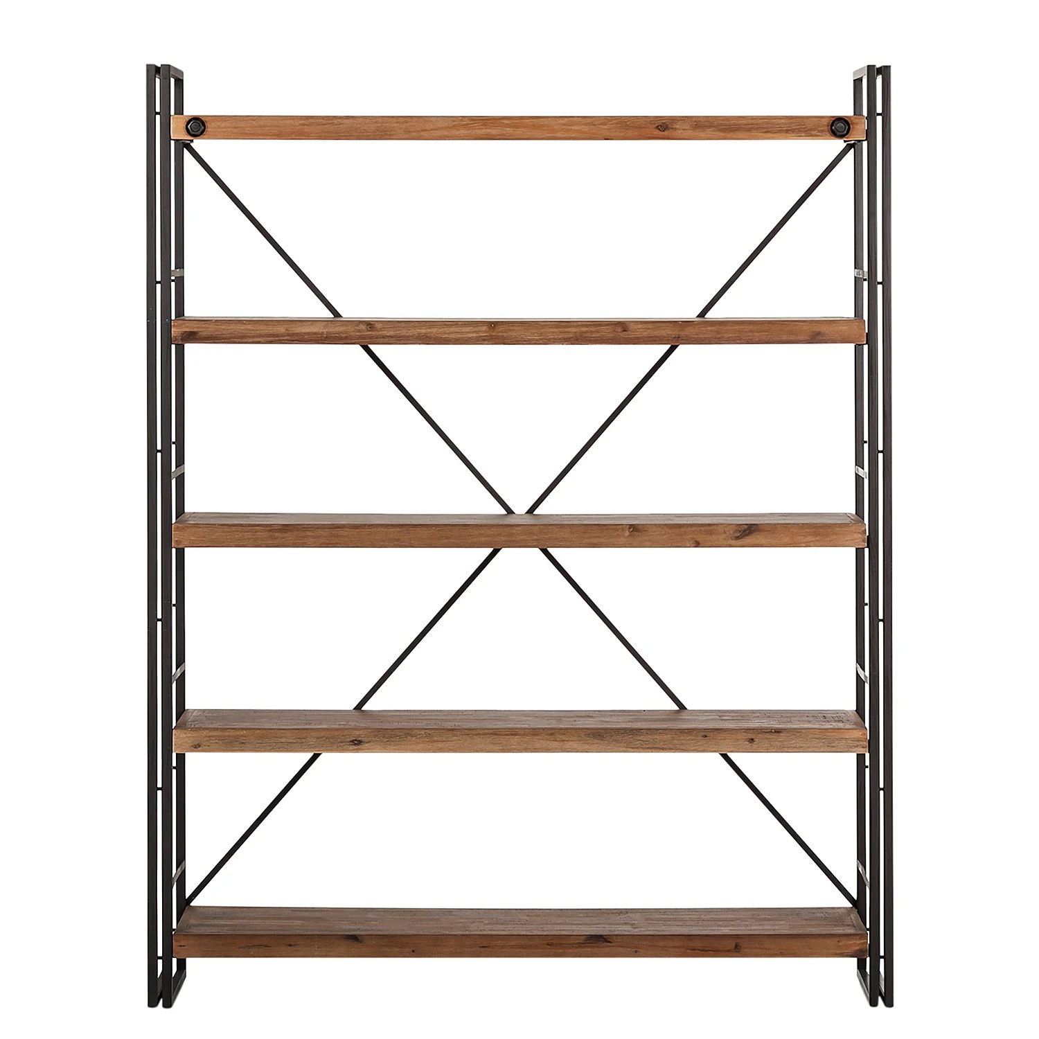 Ars manufacti Regal Manchester II - Akazie massiv / Metall - Akazie / Anthrazit 5 Ars manufacti Regal Manchester II - Akazie massiv / Metall - Akazie / Anthrazit – Bild 5