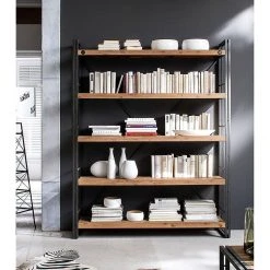 Ars manufacti Regal Manchester II - Akazie massiv / Metall - Akazie / Anthrazit 12 Ars manufacti Regal Manchester II - Akazie massiv / Metall - Akazie / Anthrazit -Wohnzimmermöbel boutique en ligne regal manchester ii akazie massiv metall 4873132