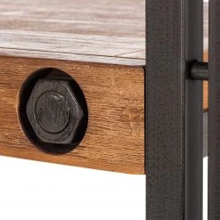 Ars manufacti Regal Manchester III - Akazie massiv / Metall - Akazie / Anthrazit -Wohnzimmermöbel boutique en ligne regal manchester iii akazie massiv metall 4877412