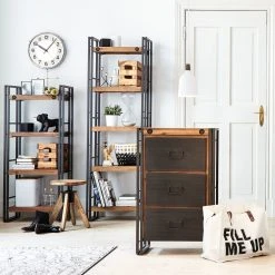 Ars manufacti Regal Manchester IV - Akazie massiv / Metall - Akazie / Anthrazit 18 Ars manufacti Regal Manchester IV - Akazie massiv / Metall - Akazie / Anthrazit -Wohnzimmermöbel boutique en ligne regal manchester iv akazie massiv metall 2888478