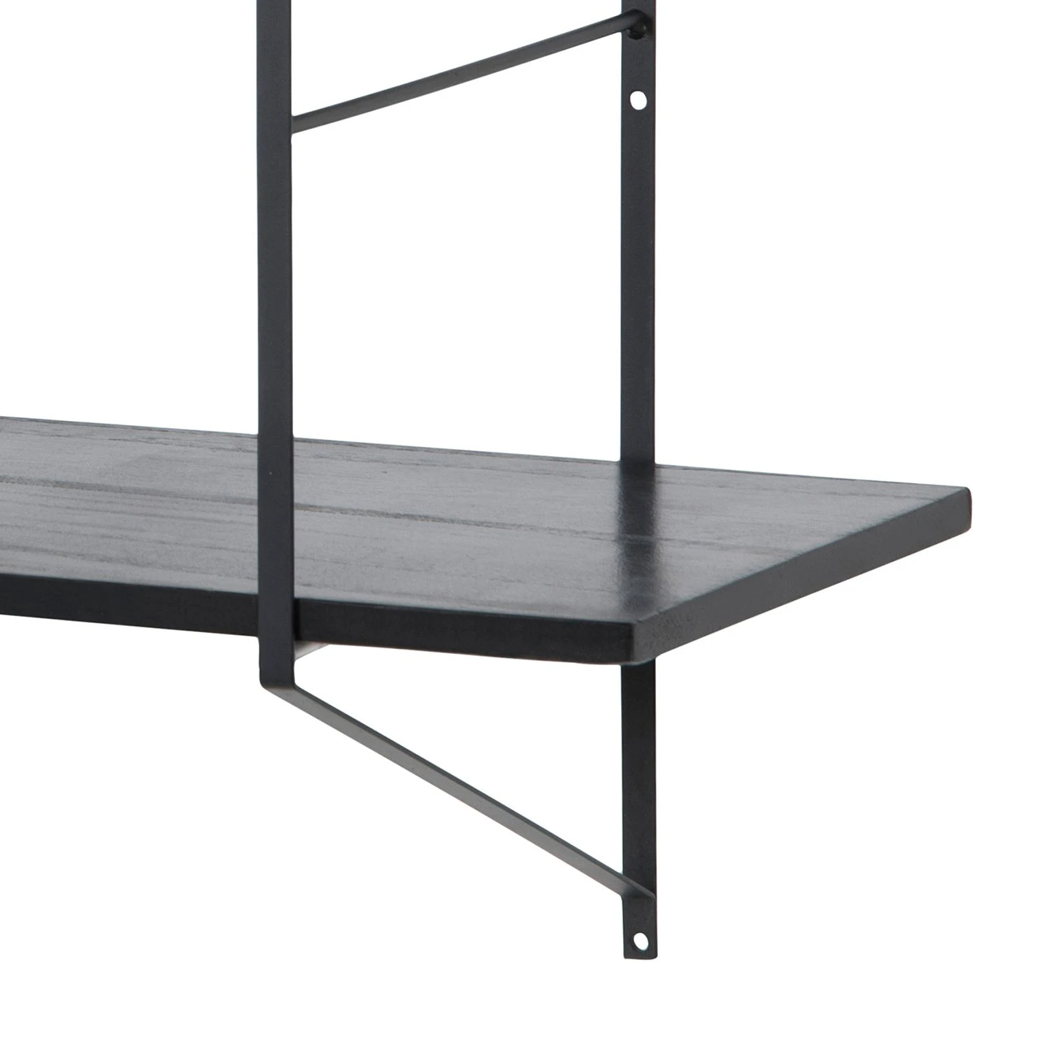 Mørteens Regal Oxbow II - Paulownia massiv / Metall - Paulownia Schwarz 6 Mørteens Regal Oxbow II - Paulownia massiv / Metall - Paulownia Schwarz – Bild 6