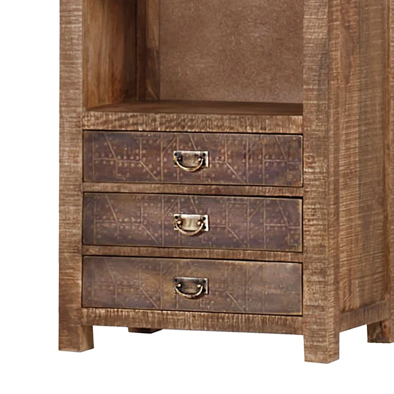 Ars manufacti Regal Pintage - Mango massiv - gebeizt & lackiert 2 Ars manufacti Regal Pintage - Mango massiv - gebeizt & lackiert – Bild 2