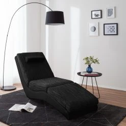 Roomscape Relaxliege Carson - Kunstleder/Strukturstoff Schwarz -Wohnzimmermöbel boutique en ligne relaxliege carson kunstleder strukturstoff schwarz 4905260