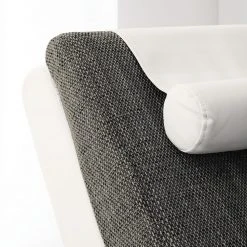 Roomscape Relaxliege Carson - Kunstleder Weiß/Strukturstoff Hellgrau -Wohnzimmermöbel boutique en ligne relaxliege carson kunstleder weiss strukturstoff hellgrau 4905168