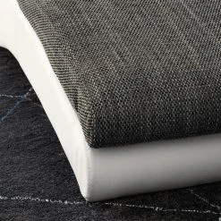 Roomscape Relaxliege Carson - Kunstleder Weiß/Strukturstoff Hellgrau -Wohnzimmermöbel boutique en ligne relaxliege carson kunstleder weiss strukturstoff hellgrau 4905180