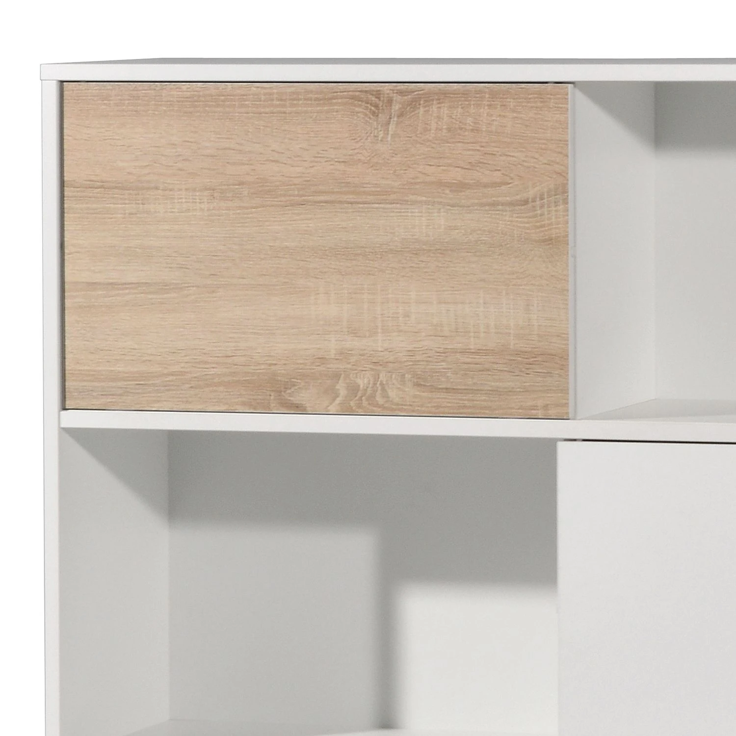 Germania Schiebetürenregal Mingle II - Weiß/Eiche Sonoma Dekor 22 Germania Schiebetürenregal Mingle II - Weiß/Eiche Sonoma Dekor – Bild 22