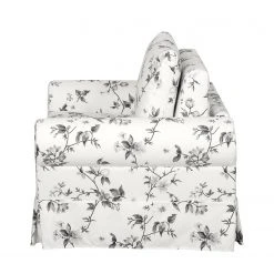 Mooved Schlafsessel Latina VII Flachgewebe - Weiß / Grau -Wohnzimmermöbel boutique en ligne schlafsessel lepe gebluemt weiss grau 4134132