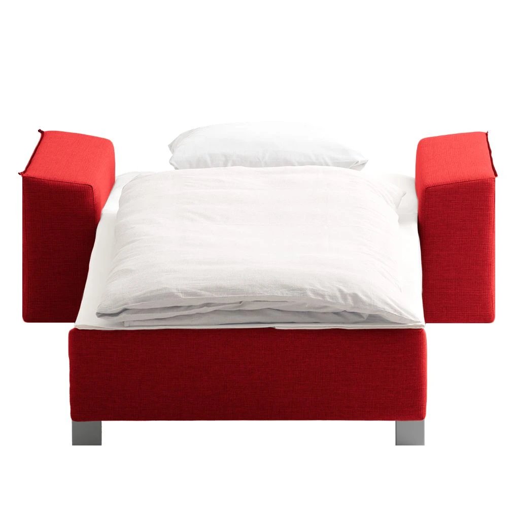 Chillout by Franz Fertig Schlafsessel Plaza Webstoff - Rot - Armlehne verstellbar 2 Chillout by Franz Fertig Schlafsessel Plaza Webstoff - Rot - Armlehne verstellbar – Bild 2