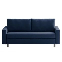 Chillout by Franz Fertig Schlafsofa Aura Webstoff - Blau - Breite: 176 cm