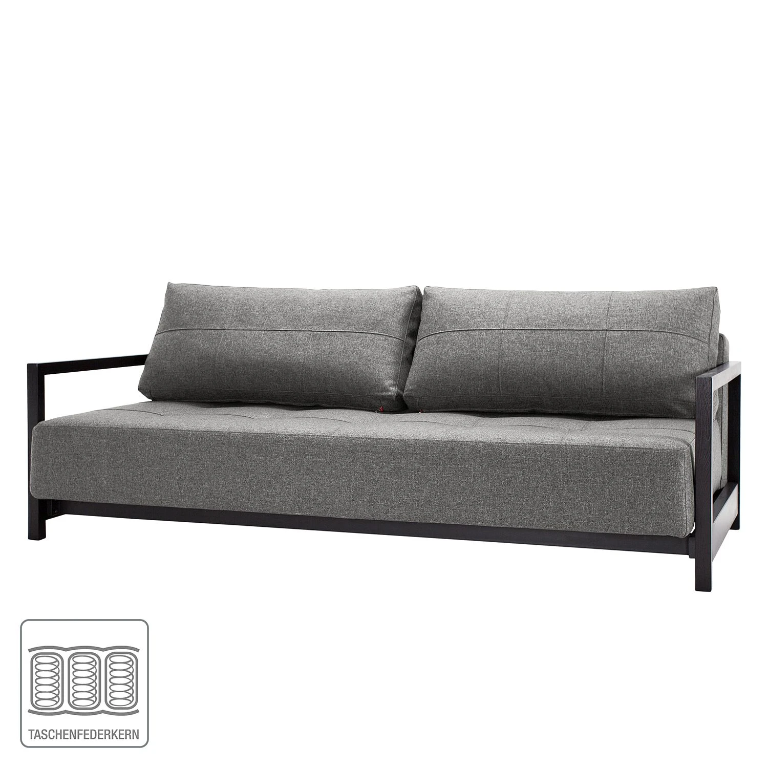 Innovation Möbel Schlafsofa Bifrost Deluxe Webstoff - Stoff Twist: Charcoal 2 Innovation Möbel Schlafsofa Bifrost Deluxe Webstoff - Stoff Twist: Charcoal – Bild 2