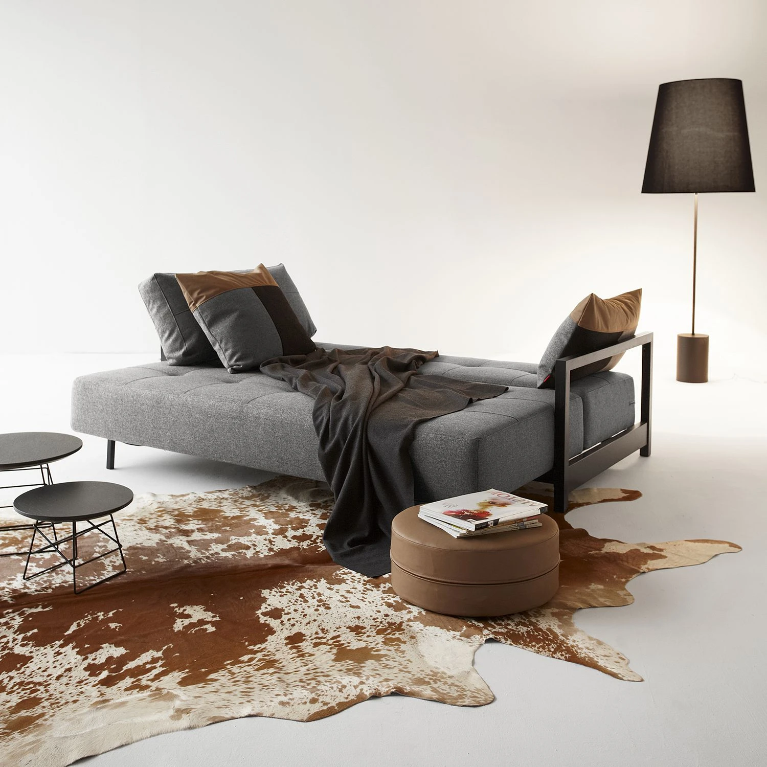 Innovation Möbel Schlafsofa Bifrost Deluxe Webstoff - Stoff Twist: Charcoal 4 Innovation Möbel Schlafsofa Bifrost Deluxe Webstoff - Stoff Twist: Charcoal – Bild 4