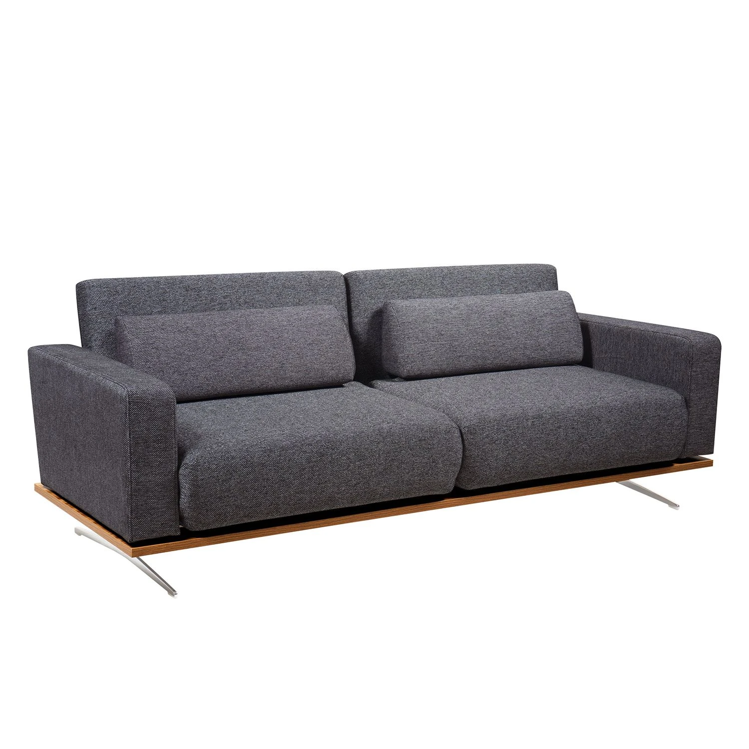 Studio Copenhagen Schlafsofa Copperfield II Webstoff - Stoff Parsa: Grau-Schwarz 1 Studio Copenhagen Schlafsofa Copperfield II Webstoff - Stoff Parsa: Grau-Schwarz