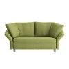 Chillout by Franz Fertig Schlafsofa Florenz Webstoff - Grün - Breite: 156 cm