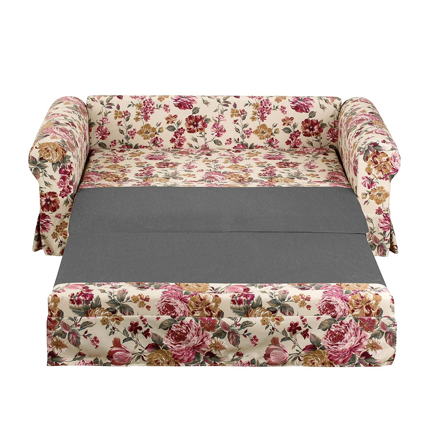 Mooved Schlafsofa Latina XII - Webstoff Beige / Rot - Breite: 165 cm 9 Mooved Schlafsofa Latina XII - Webstoff Beige / Rot - Breite: 165 cm – Bild 9