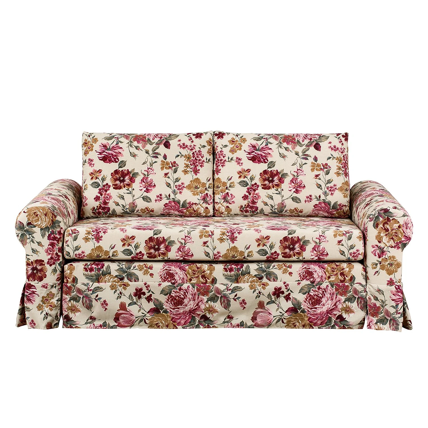 Mooved Schlafsofa Latina XII - Webstoff Beige / Rot - Breite: 165 cm 3 Mooved Schlafsofa Latina XII - Webstoff Beige / Rot - Breite: 165 cm – Bild 3