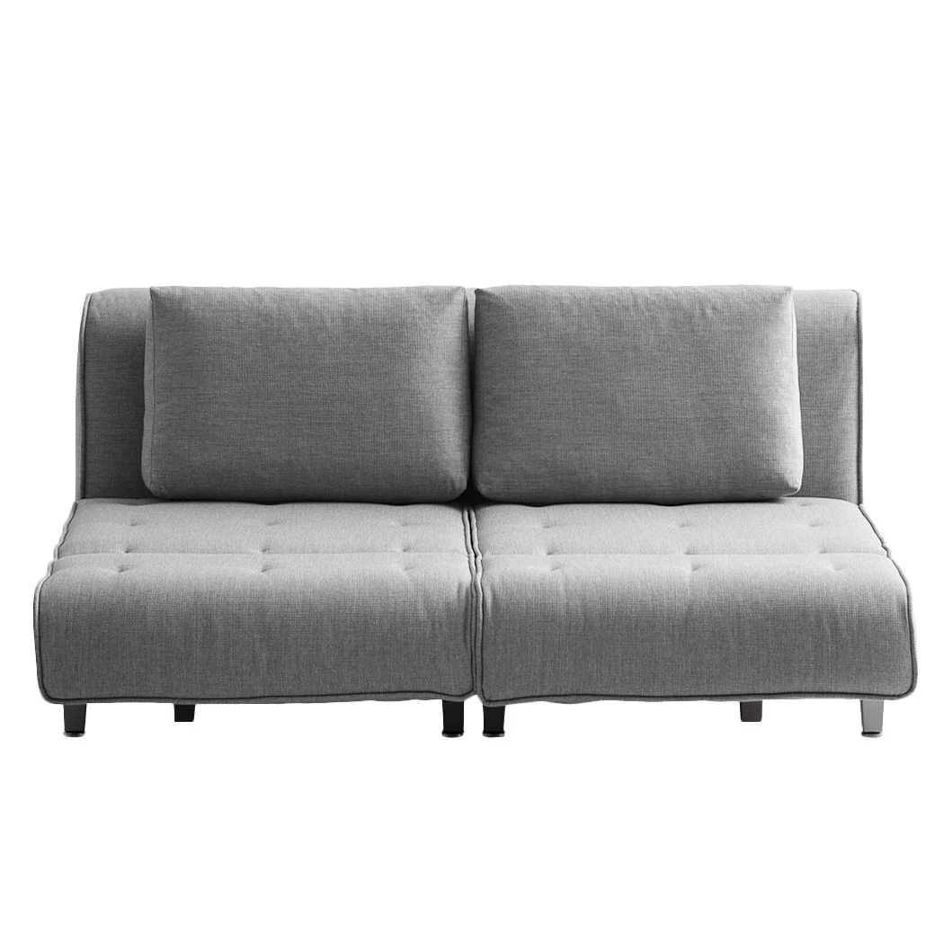 Chillout by Franz Fertig Schlafsofa Leo Webstoff - Lichtgrau 4 Chillout by Franz Fertig Schlafsofa Leo Webstoff - Lichtgrau – Bild 4