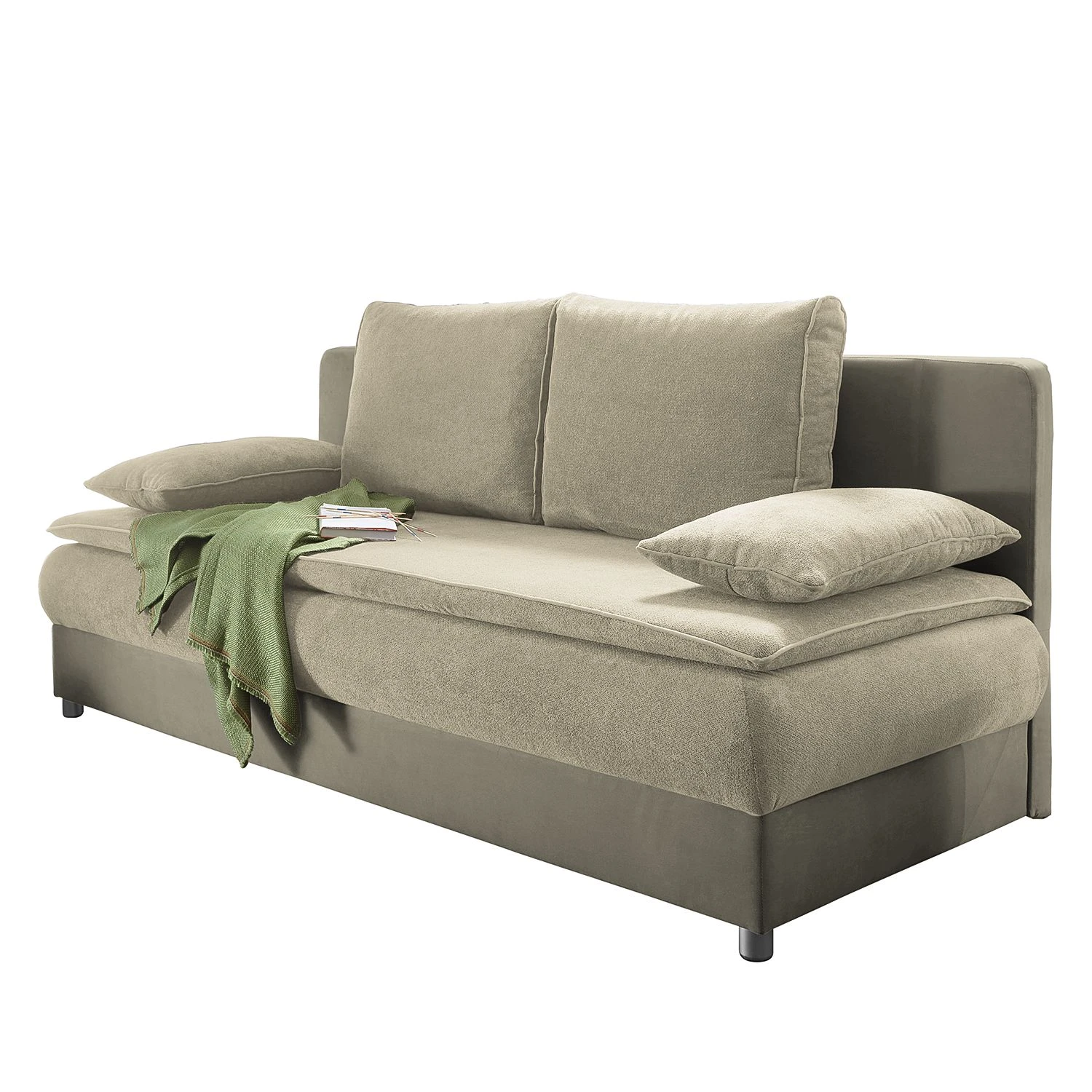 Fredriks Schlafsofa Manacor Microfaser - Cappuccino 1 Fredriks Schlafsofa Manacor Microfaser - Cappuccino