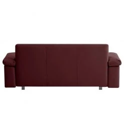 Chillout by Franz Fertig Schlafsofa Plaza Echtleder - Bordeaux - Breite: 222 cm - Armlehne verstellbar -Wohnzimmermöbel boutique en ligne schlafsofa plaza echtleder bordeaux 222 cm abklappbare armlehnen 1415474
