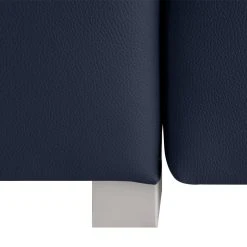 Chillout by Franz Fertig Schlafsofa Plaza Echtleder - Dunkelblau - Breite: 178 cm - Keine Funktion -Wohnzimmermöbel boutique en ligne schlafsofa plaza echtleder dunkelblau 178 cm gerade armlehnen 1413610