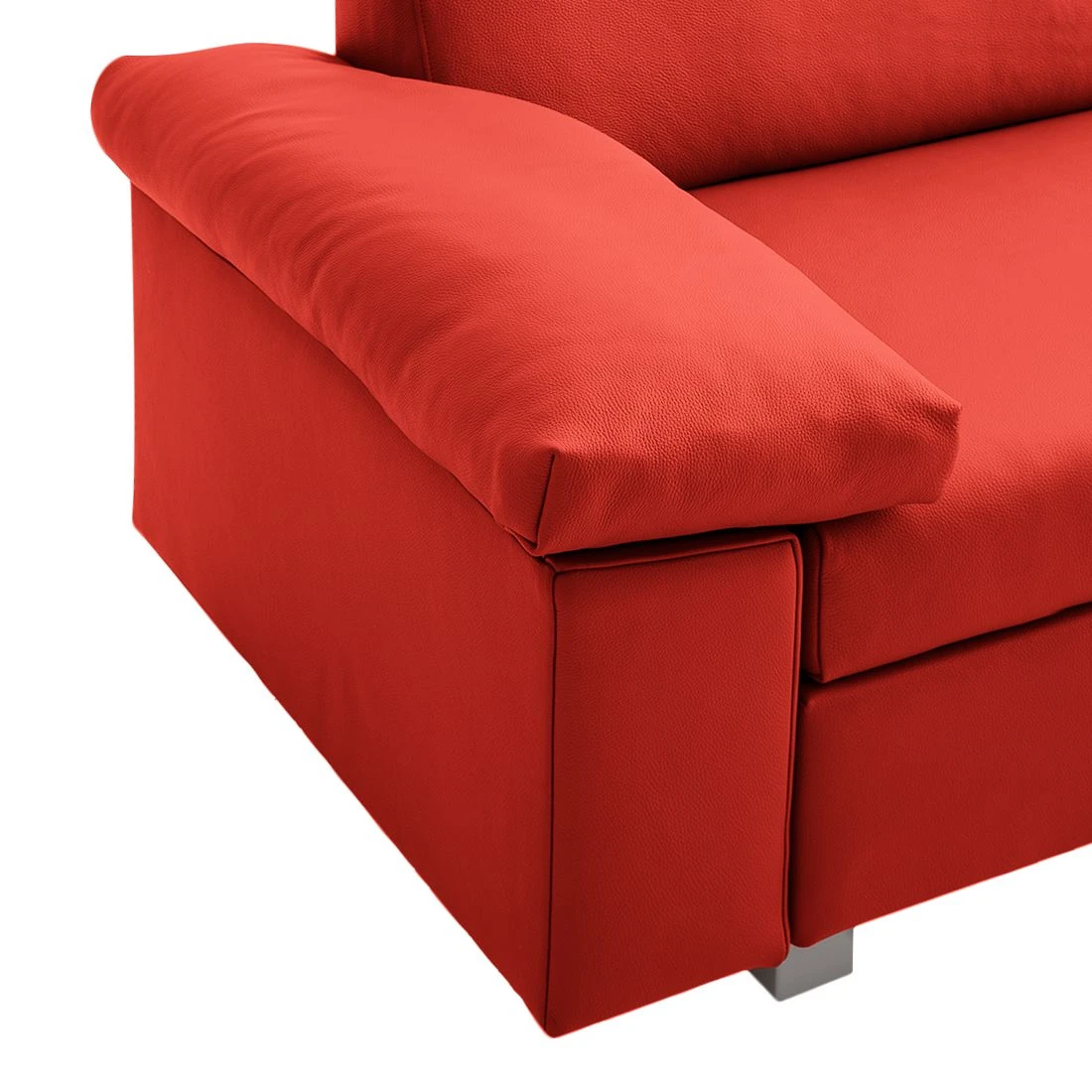 Chillout by Franz Fertig Schlafsofa Plaza Echtleder - Rot - Breite: 222 cm - Armlehne verstellbar 6 Chillout by Franz Fertig Schlafsofa Plaza Echtleder - Rot - Breite: 222 cm - Armlehne verstellbar – Bild 6
