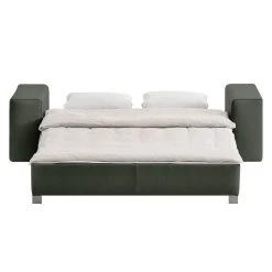 Chillout by Franz Fertig Schlafsofa Plaza Echtleder - Tannengrün - Breite: 178 cm - Keine Funktion -Wohnzimmermöbel boutique en ligne schlafsofa plaza echtleder tannengruen 178 cm gerade armlehnen 1413134