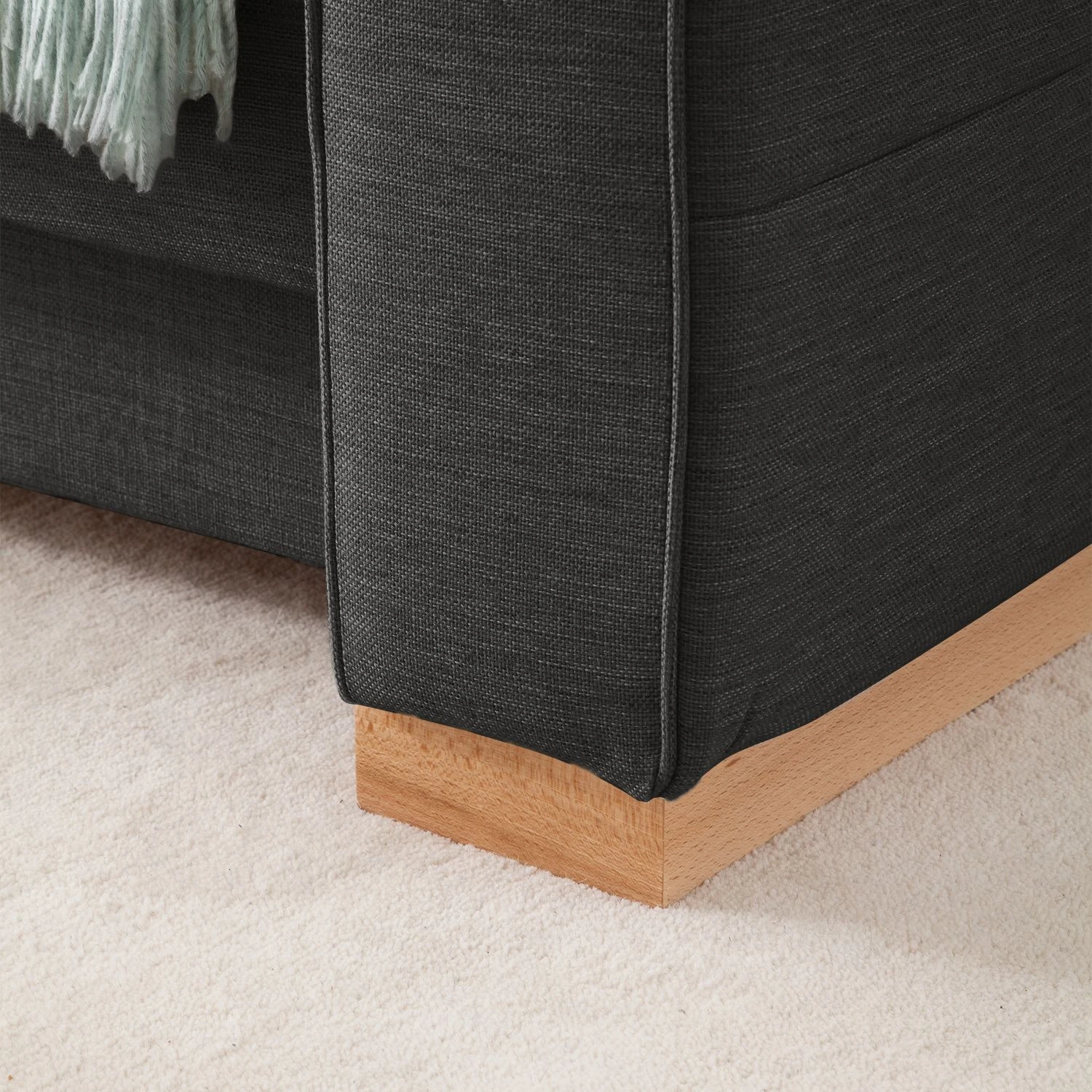 Roomscape Schlafsofa Realico Webstoff - Anthrazit 12 Roomscape Schlafsofa Realico Webstoff - Anthrazit – Bild 12