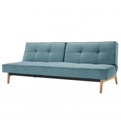 Innovation Möbel Schlafsofa Splitback Eik Webstoff - Stoff Mixed Dance: Light Blue