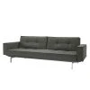Innovation Möbel Schlafsofa Splitback III - Webstoff - Dunkelgrau