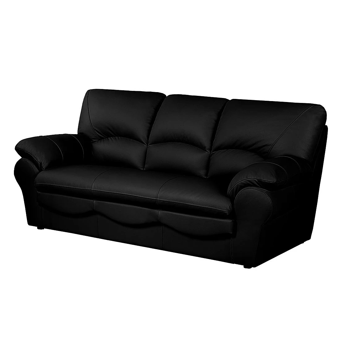 Modoform Schlafsofa Torsby - Echtleder Schwarz 1 Modoform Schlafsofa Torsby - Echtleder Schwarz
