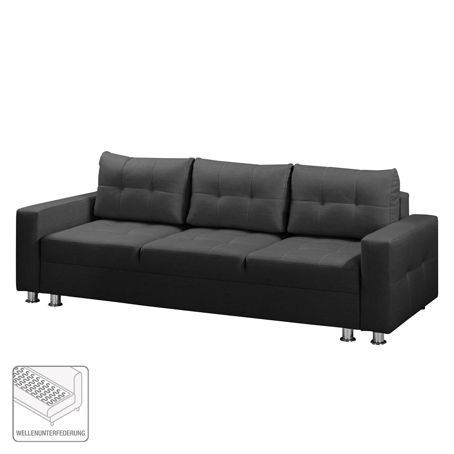 Schlafsofa Upwell - Anthrazit 2 Schlafsofa Upwell - Anthrazit – Bild 2