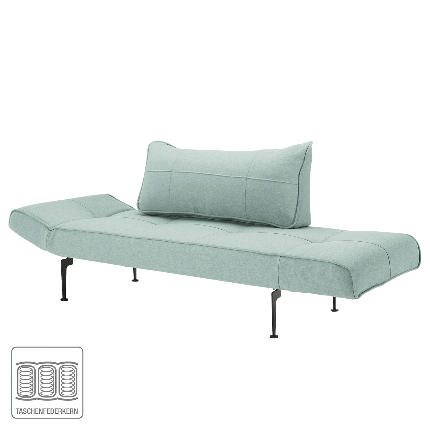 Innovation Möbel Schlafsofa Zeal Laser Legs Webstoff - Stoff Soft: Pacific Pearl 2 Innovation Möbel Schlafsofa Zeal Laser Legs Webstoff - Stoff Soft: Pacific Pearl – Bild 2