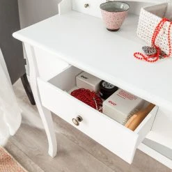 Maison Belfort Schminktisch Belleville - mit 3 Schubladen - Romantik Look 11 Maison Belfort Schminktisch Belleville - mit 3 Schubladen - Romantik Look -Wohnzimmermöbel boutique en ligne schminktisch belleville mit 3 schubladen romantik look 3389905