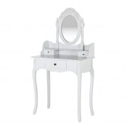 Maison Belfort Schminktisch Belleville - mit 3 Schubladen - Romantik Look