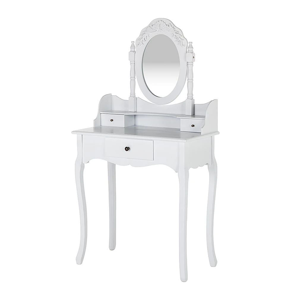 Maison Belfort Schminktisch Belleville - mit 3 Schubladen - Romantik Look 1 Maison Belfort Schminktisch Belleville - mit 3 Schubladen - Romantik Look