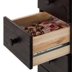 Maison Belfort Schmuckschrank Amata - Kiefer massiv - Havanna -Wohnzimmermöbel boutique en ligne schmuckschrank amata kiefer massiv havanna 319610