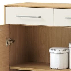 Voss Kommode Vedo III - Eiche / Weiß -Wohnzimmermöbel boutique en ligne schuhkommode vedo i eiche weiss 4908396