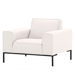 Studio Copenhagen Sessel Ampio Webstoff - Stoff Floreana: Beige - Schwarz