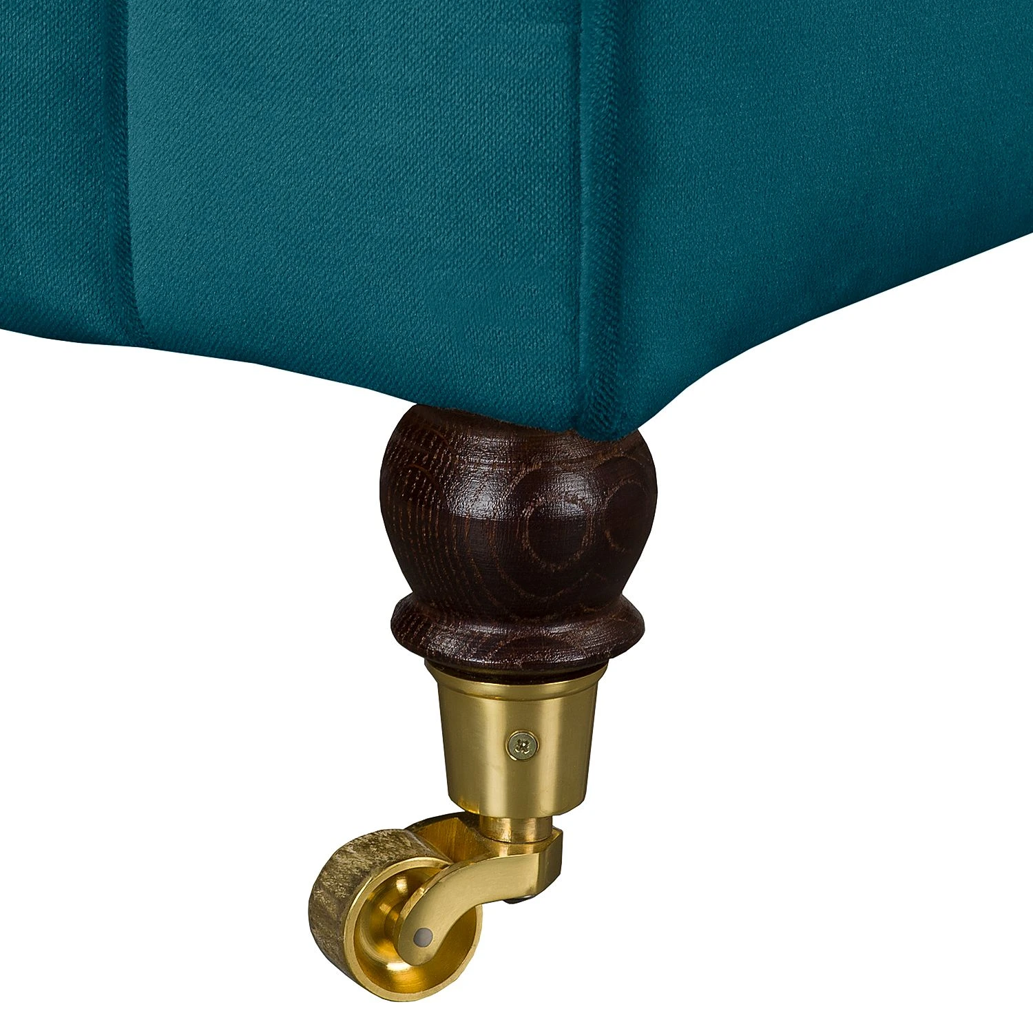 Jack & Alice Ohrensessel Grendon Samt - Petrol 9 Jack & Alice Ohrensessel Grendon Samt - Petrol – Bild 9