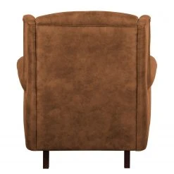Ars manufacti Ohrensessel Grendon Antiklederlook - Mittelbraun -Wohnzimmermöbel boutique en ligne sessel grendon ii antiklederlook mittelbraun 4225124