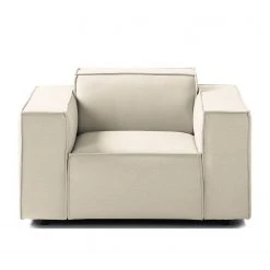 Sessel Kinx Webstoff - Webstoff Osta: Altweiß -Wohnzimmermöbel boutique en ligne sessel kinx webstoff stoff osta altweiss 4317380