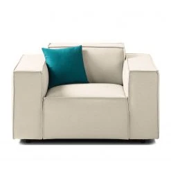 Sessel Kinx Webstoff - Webstoff Osta: Altweiß -Wohnzimmermöbel boutique en ligne sessel kinx webstoff stoff osta altweiss 4317384