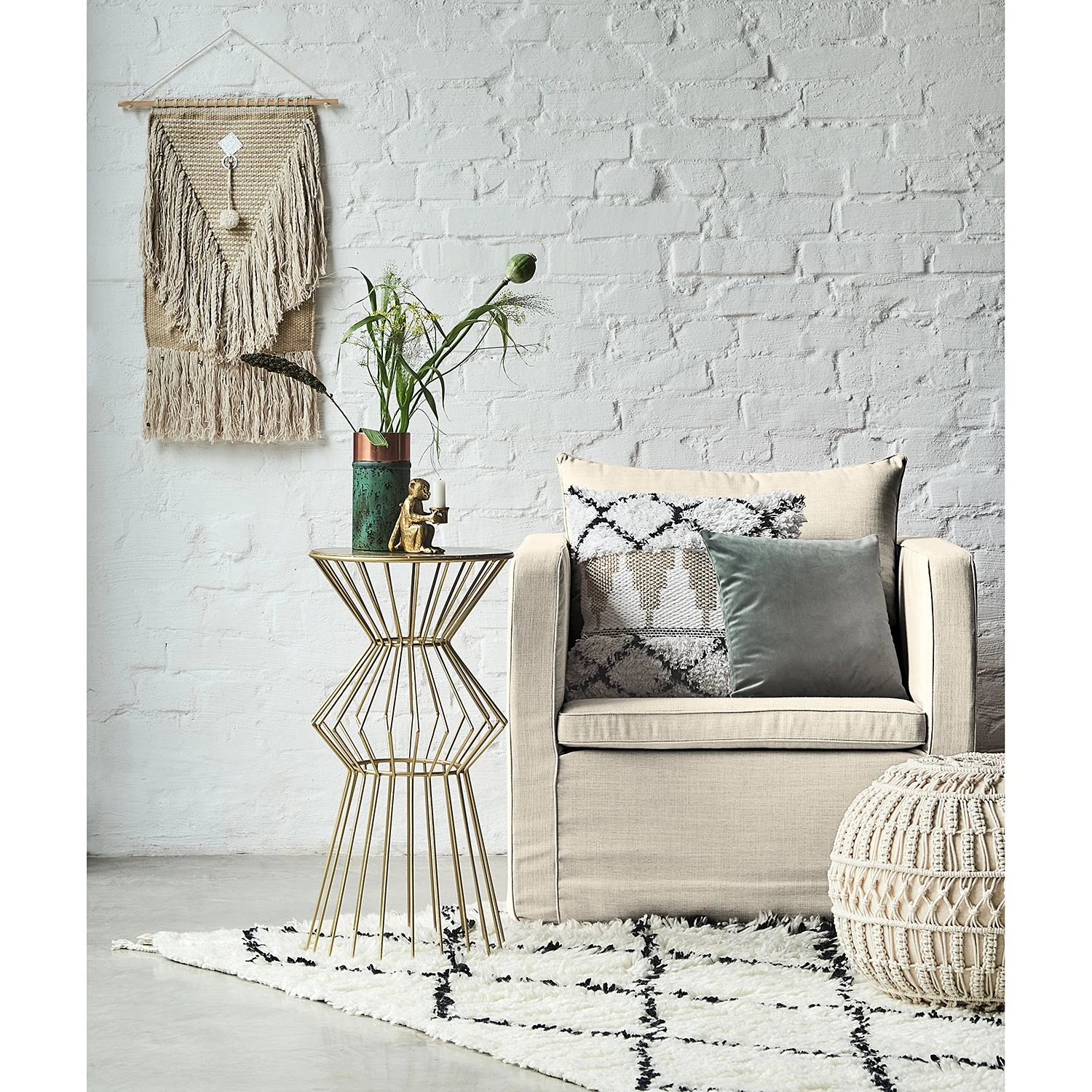 Eva Padberg Collection Sessel Lavina II Webstoff - Stoff Moretey: Cremeweiß 3 Eva Padberg Collection Sessel Lavina II Webstoff - Stoff Moretey: Cremeweiß – Bild 3