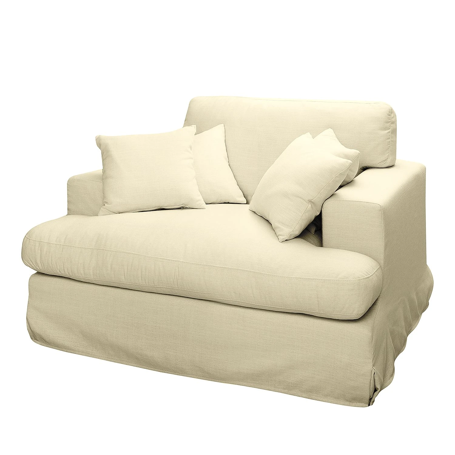 Maison Belfort Sessel Mormès Webstoff - Cremeweiß 1 Maison Belfort Sessel Mormès Webstoff - Cremeweiß