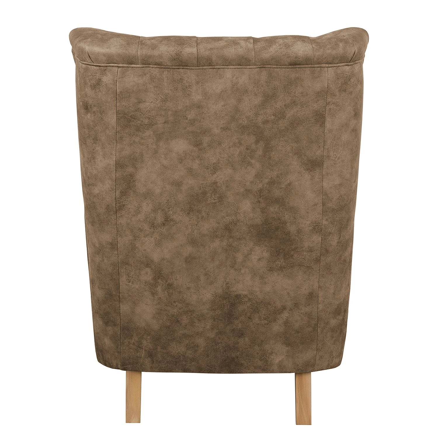 Ars Natura Ohrensessel Shenton Antiklederlook - Latte Macchiato 4 Ars Natura Ohrensessel Shenton Antiklederlook - Latte Macchiato – Bild 4