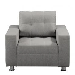 Sessel Upwell - Platin - Mit Hocker 15 Sessel Upwell - Platin - Mit Hocker -Wohnzimmermöbel boutique en ligne sessel upwell strukturstoff mit hocker platin 5051568