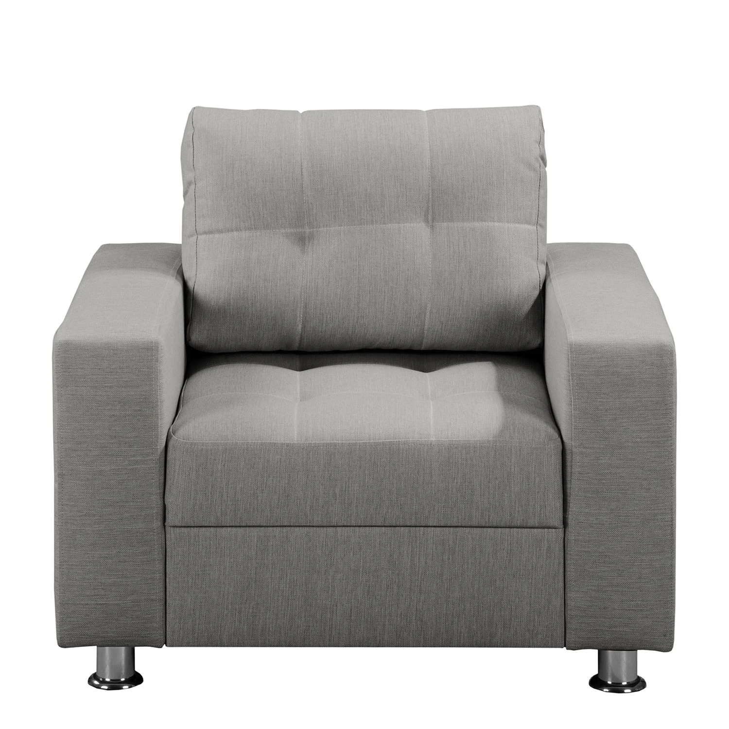 Sessel Upwell - Platin - Mit Hocker 5 Sessel Upwell - Platin - Mit Hocker – Bild 5