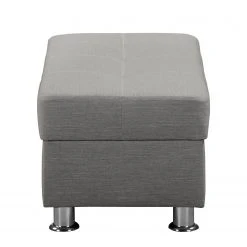 Sessel Upwell - Platin - Mit Hocker 19 Sessel Upwell - Platin - Mit Hocker -Wohnzimmermöbel boutique en ligne sessel upwell strukturstoff mit hocker platin 5051584
