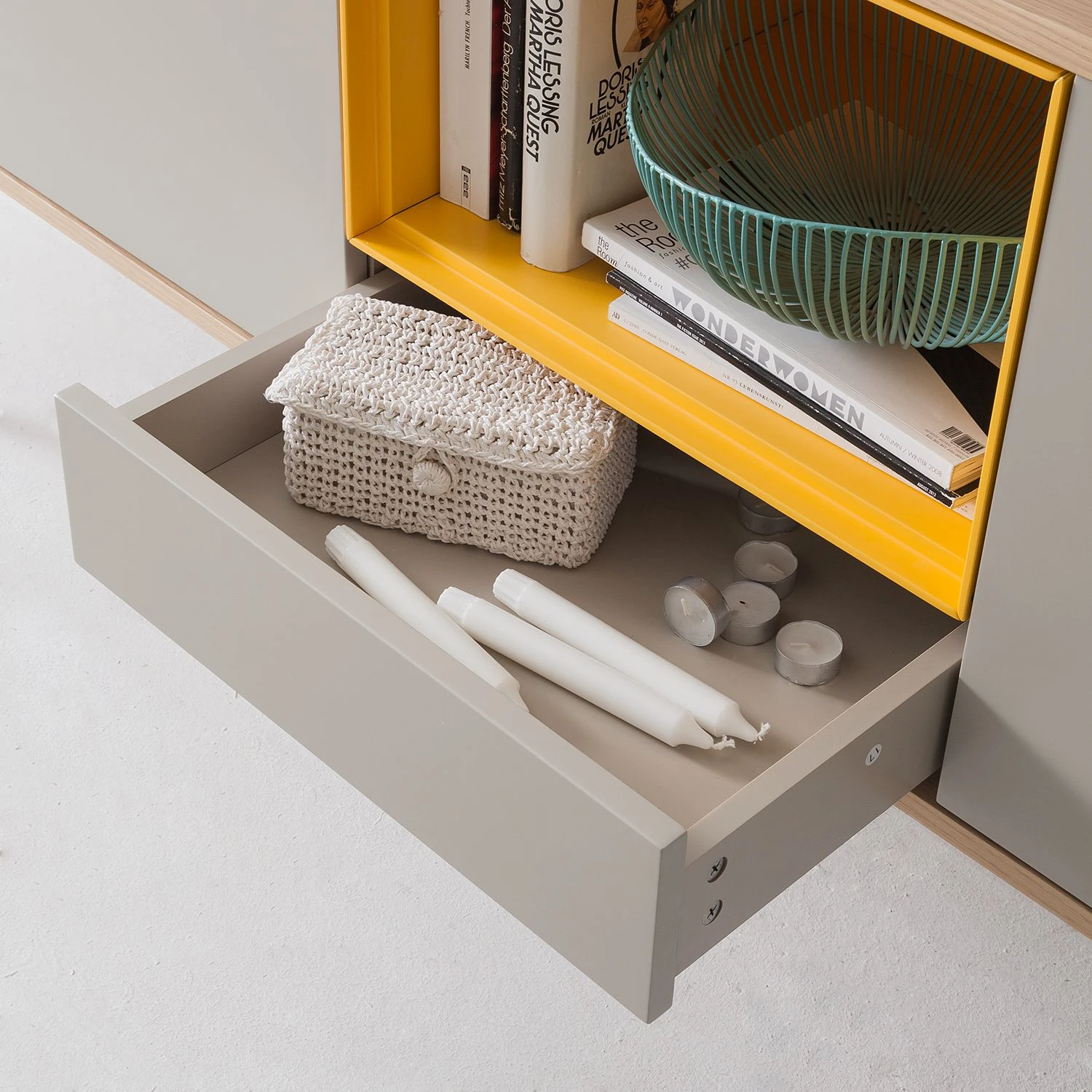 Studio Copenhagen Sideboard Caspito - Hellgrau / Eiche 9 Studio Copenhagen Sideboard Caspito - Hellgrau / Eiche – Bild 9